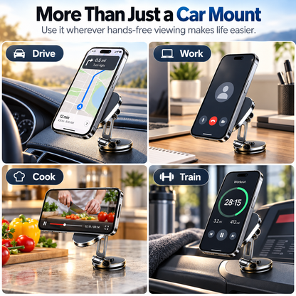 🔥 Limited Time Offer🚗 Foldable Magnetic Car Mount✨ Strong Magnet & 360° Rotation