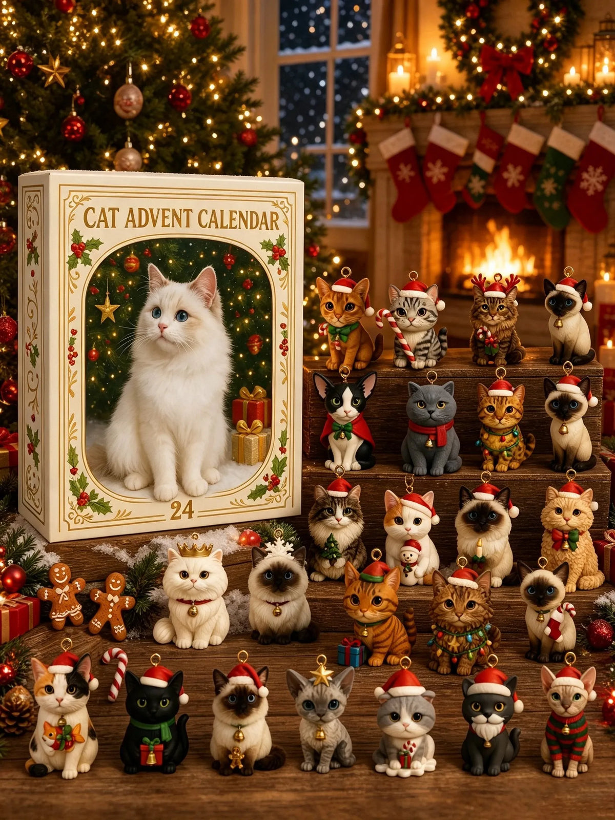 🎄💥Advent Calendar 2026 Cat Advent Calendar - Giftfor Adults Friends CatOwners and Lovers Christmas Holiday Countdown Gift🐈