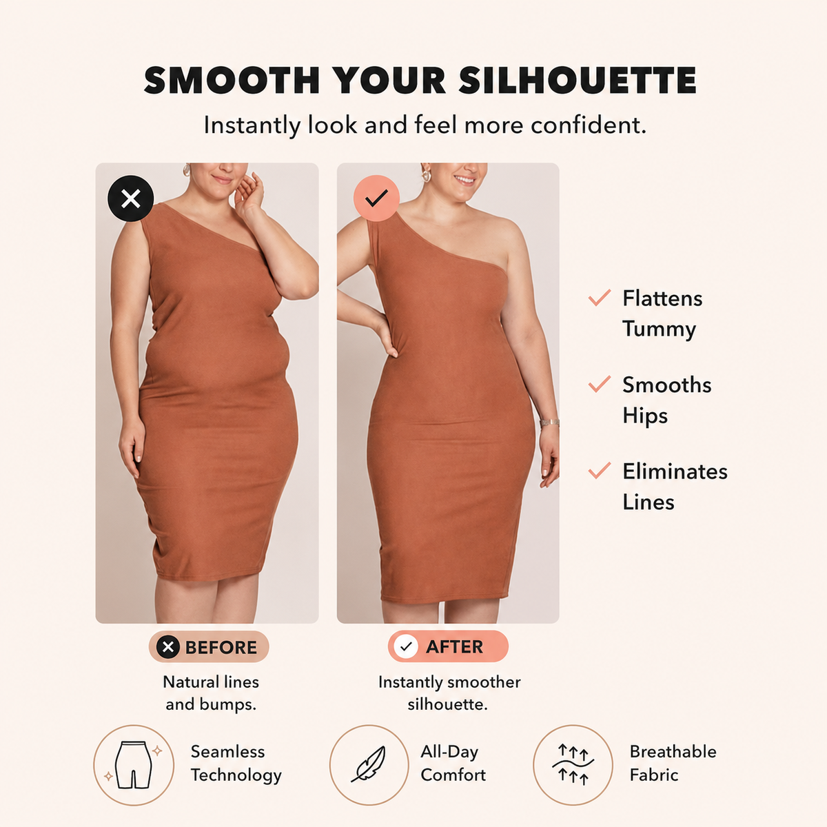High Waist Tummy Control Shapewear Shorts for Women
