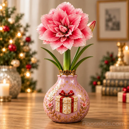 🔥 No Soil! No Water! Just Blooms! 🎄🌺 Watch These Holiday Waxed Amaryllis Seeds Come to Life!