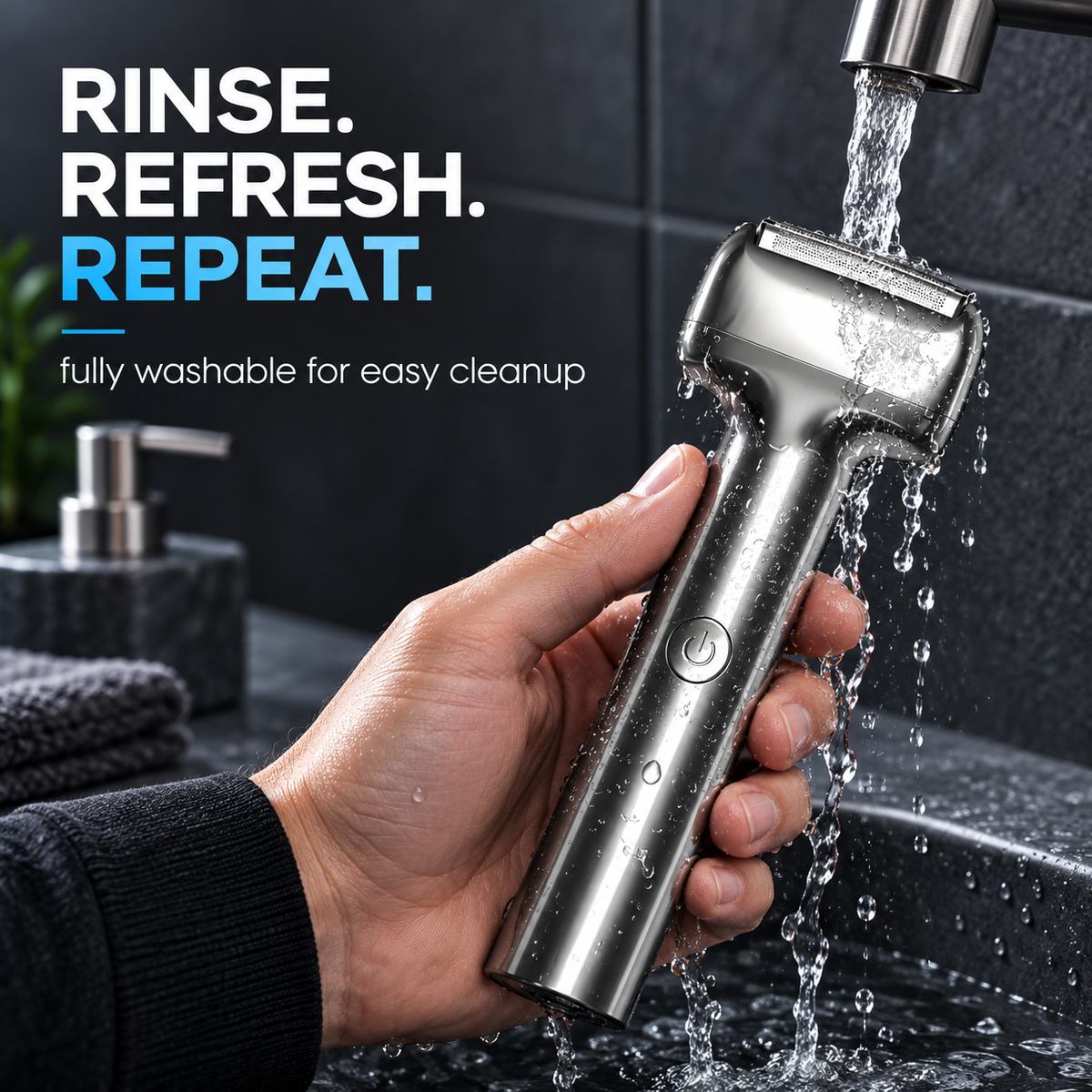 2026 Men's Rechargeable Foil Electric Shaver – Efficient Close Shaving, Cordless Portable Wet & Dry Beard Razor for Daily Grooming