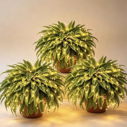 🎁Hot Sale 49% OFF🔥Extra-Large Pre-Lit Artificial Boston Fern