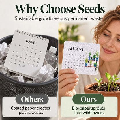 ✨⏳Only $12.99 Last Day Promotion🌱Eco-Friendly Plantable ''Timeless'' Seed Calendar 2027