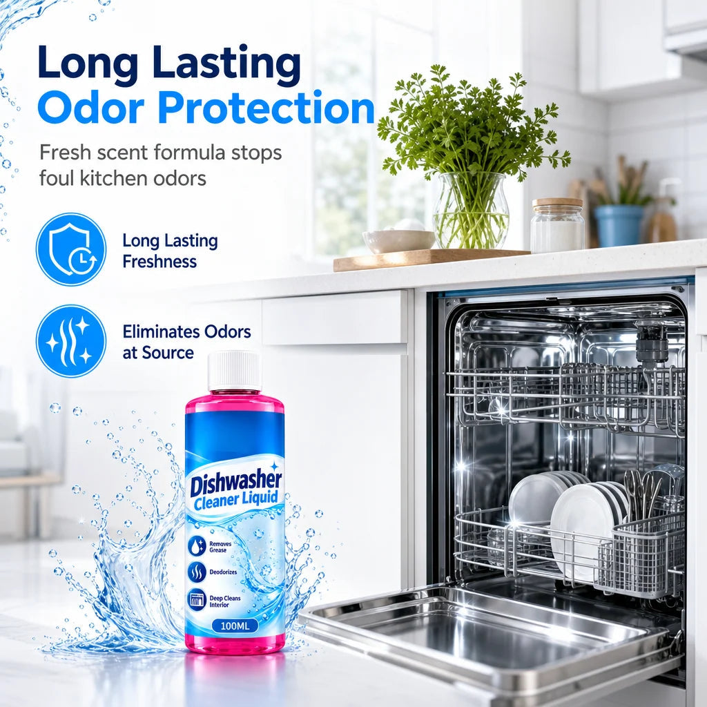 🧼Dishwasher Deep Cleaning Liquid for Grease and Limescale Removal