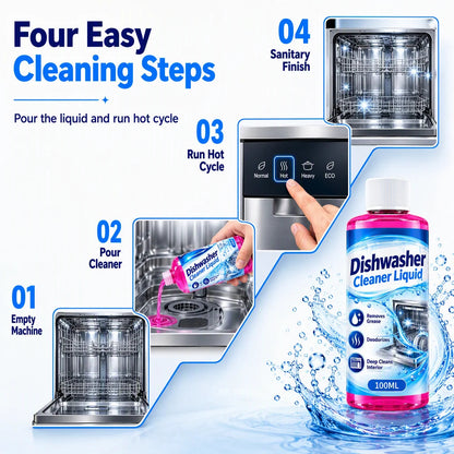 🧼Dishwasher Deep Cleaning Liquid for Grease and Limescale Removal