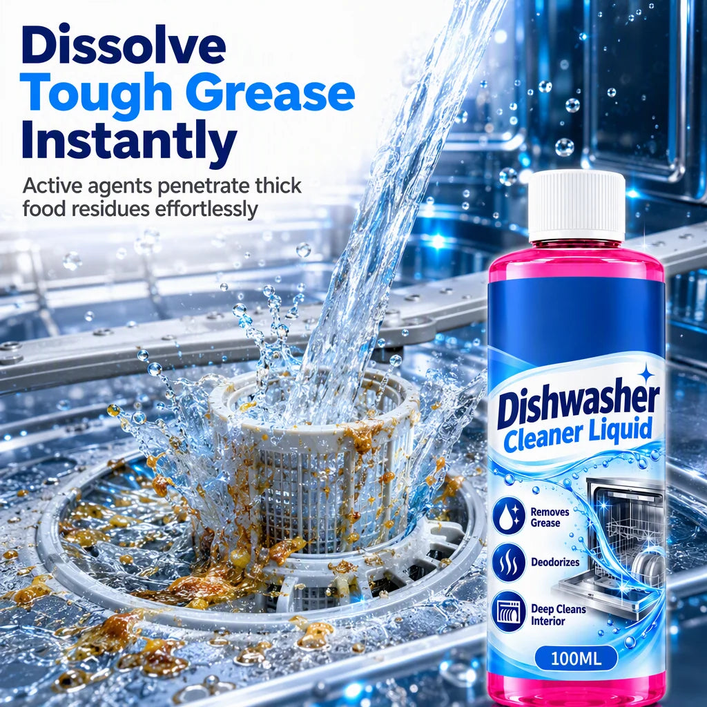 🧼Dishwasher Deep Cleaning Liquid for Grease and Limescale Removal