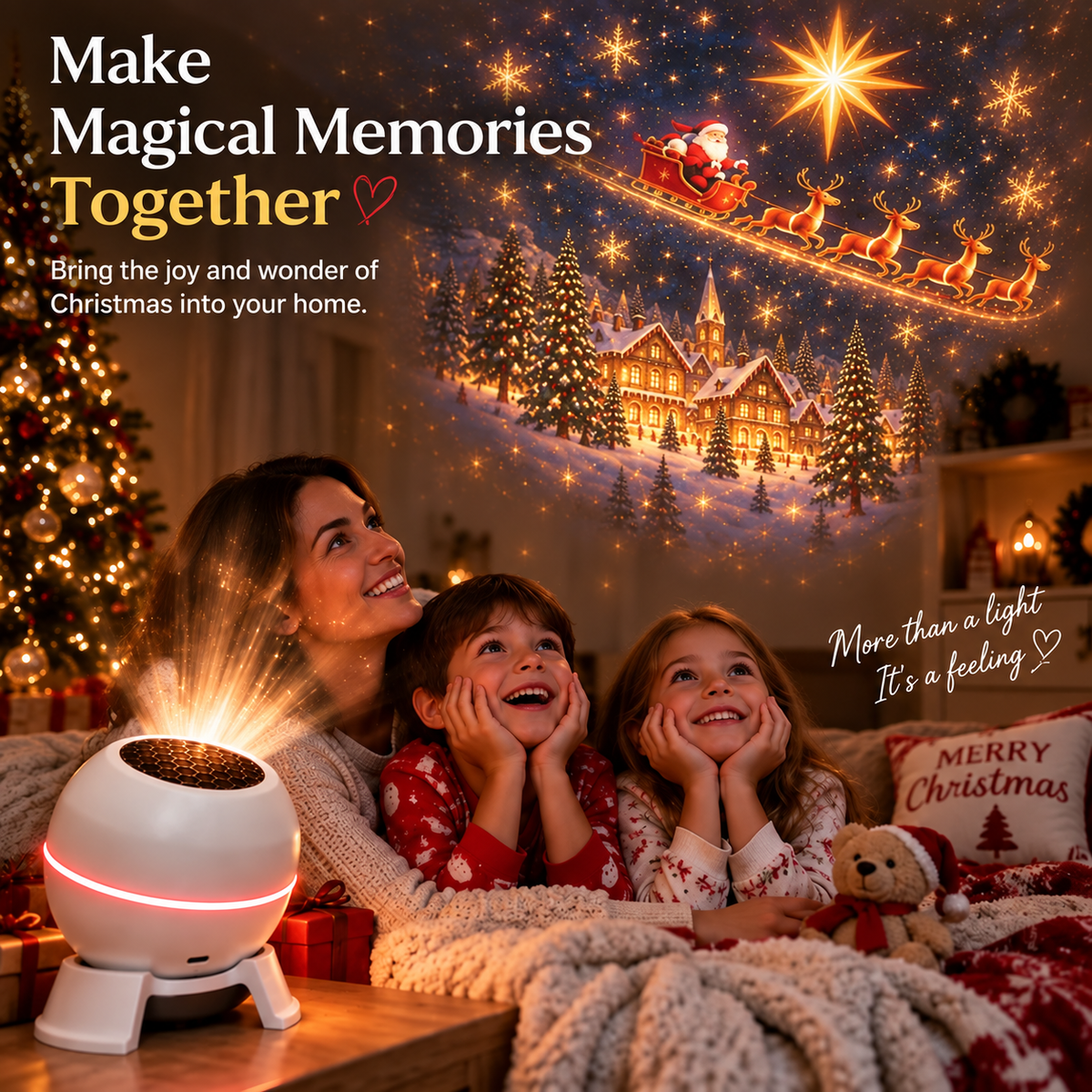 🎄 Christmas Wonderland Projector | 63% OFF Today ✨