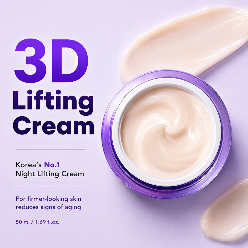 ProLiftBio 3D Firming Cream |1.7 fl oz Korean Night Cream