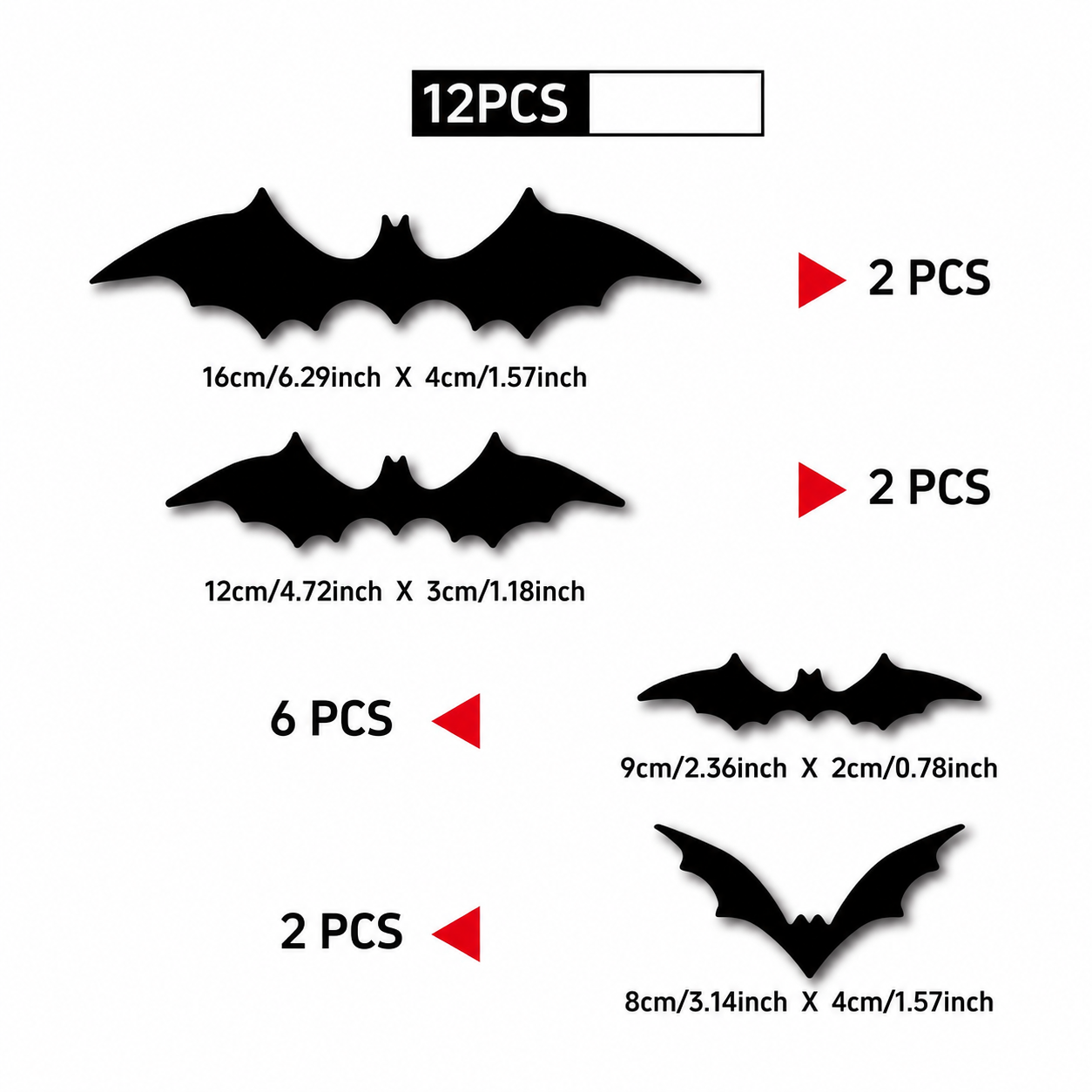 🦇Halloween 3D Bat LED Wall Light Decor