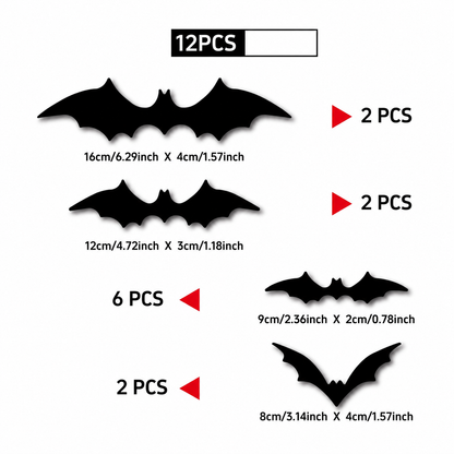🦇Halloween 3D Bat LED Wall Light Decor