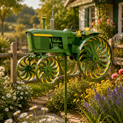 🔥 Limited Time 50% OFF🚜 Earl's Handmade Tractor Wind Spinner 🌾