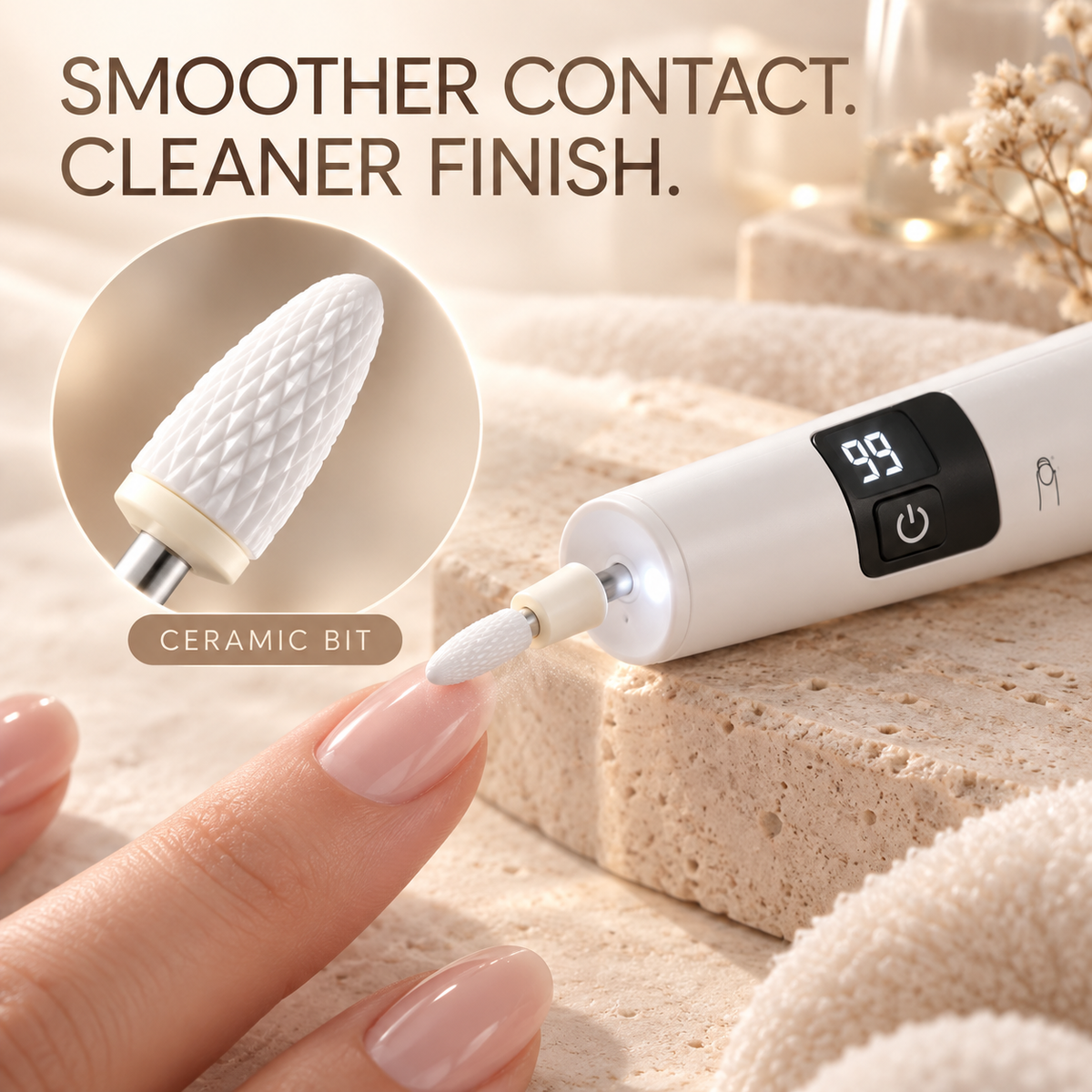 ⚡ 35% OFF💅 3-in-1 Electric Nail Drill & Lamp✨ Polish, Cuticles & Gel Removal