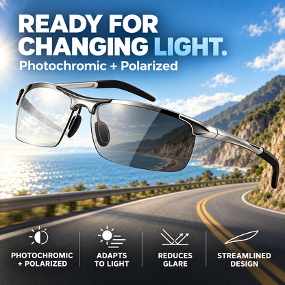 🔥BUY 1 GET 1 FREE🕶️ Photochromic Polarized Sunglasses✨ Anti-Glare Lens