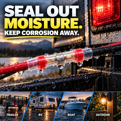 🔥 50% OFF Last Day⚡ 300PCS Waterproof Solder Connectors✨ Quick & Secure