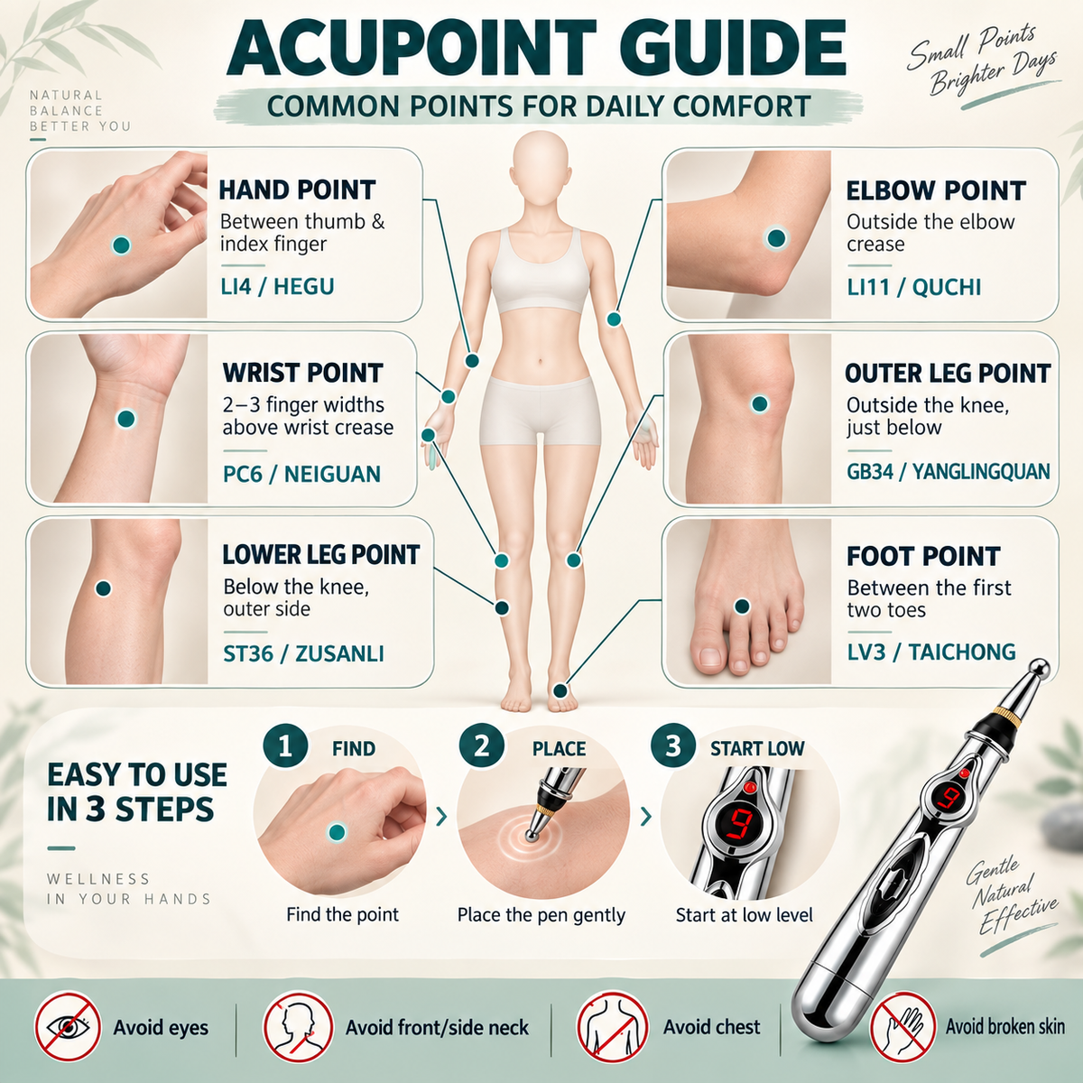 🔥50% OFF🖊️ Acupuncture Relief Pen✨ Targeted Pressure, On-the-Go Relief