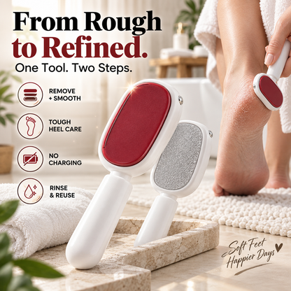 🔥 50% OFF🦶 Double-Sided Foot Scraper✨ Quick Callus Removal