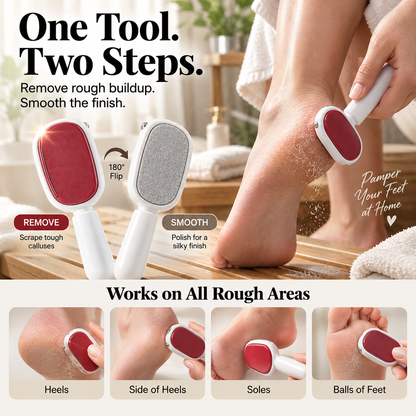 🔥 50% OFF🦶 Double-Sided Foot Scraper✨ Quick Callus Removal