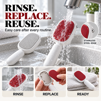 🔥 50% OFF🦶 Double-Sided Foot Scraper✨ Quick Callus Removal