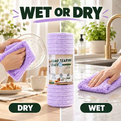 🧽 50% OFF♻️ Reusable Tear-Off Cleaning Cloth Roll✨ Multipurpose & Washable