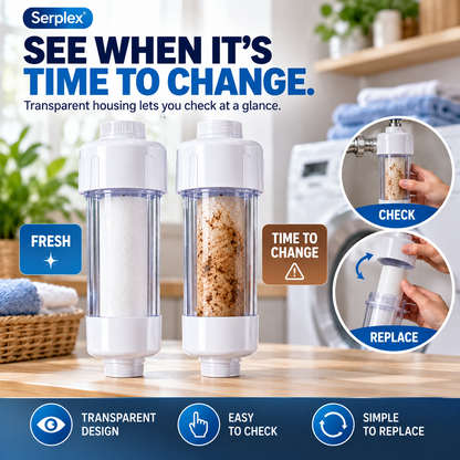 💧 50% OFF🧺 Serplex Washing Machine Water Filter✨ 3-Pack, Clean & Protect