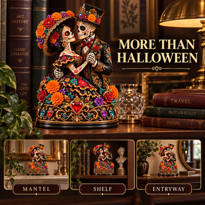 ⚡ 50% OFF💀 Eternal Dance Skeleton Couple Figurine🖤 Romantic Gothic Decor & Gift