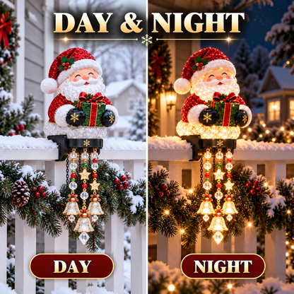 🔥Limited Time-50% OFF🎅 Christmas Porch Railing Lights✨ 4 Festive Characters, Bright & Cheerful