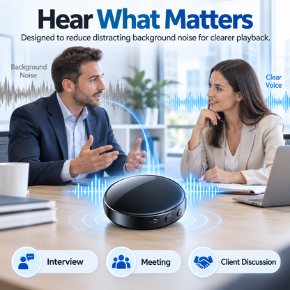 ⚡ 50% OFF🧲 Ultra-Magnetic Voice Recorder✨ HD Noise Reduction & Voice Control