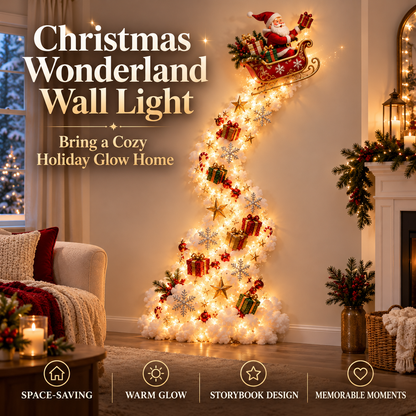 ✨50% OFF🎄 Christmas Wonderland Wall Light✨ Cozy Holiday Glow for Home