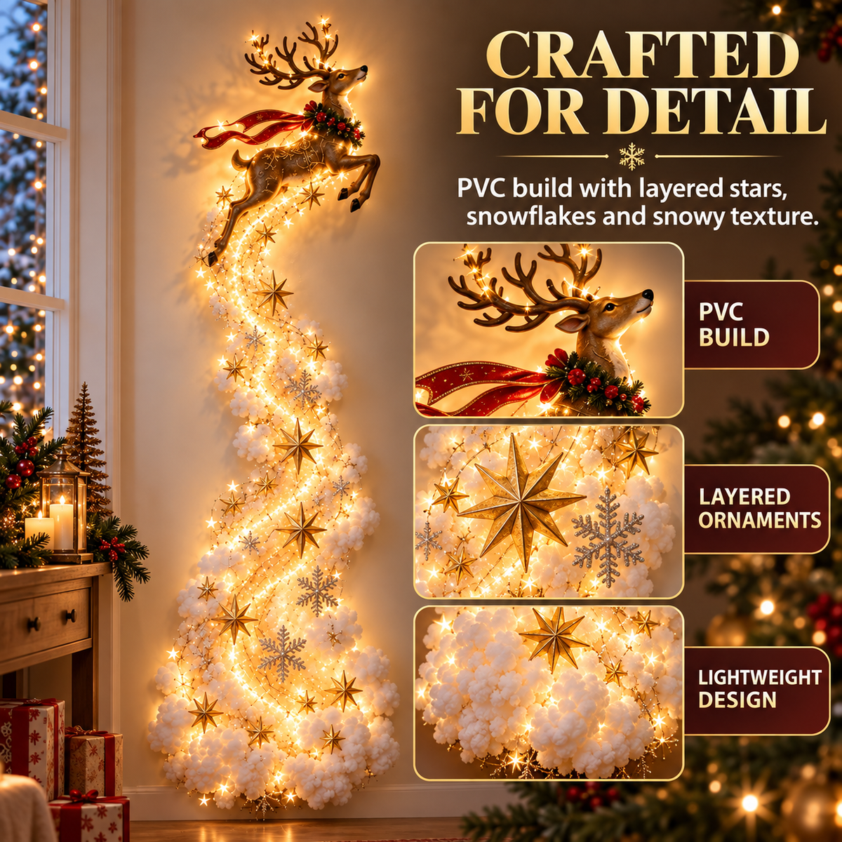 ✨50% OFF🎄 Christmas Wonderland Wall Light✨ Cozy Holiday Glow for Home
