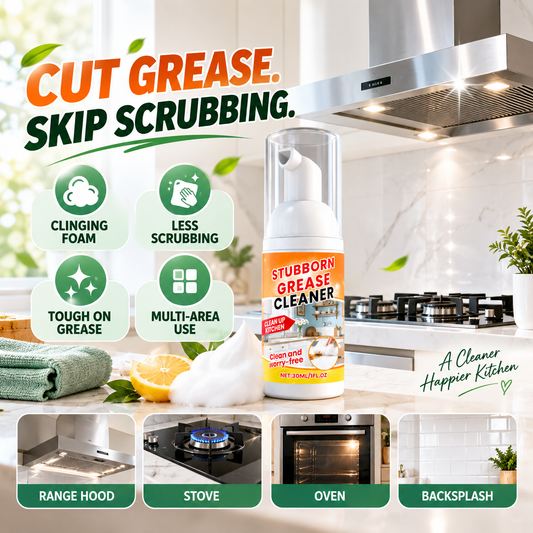 💥 50% OFF🧴 Kitchen Grease Cleaning Mousse✨ Instant Deep Clean