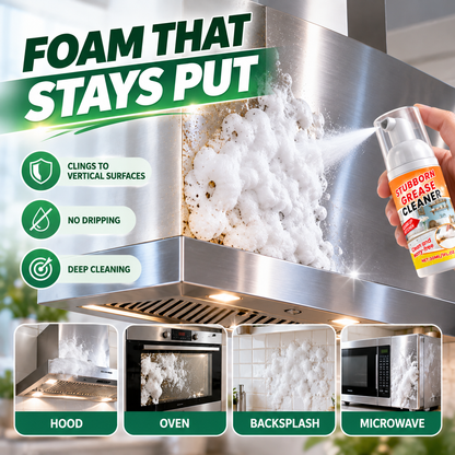 💥 50% OFF🧴 Kitchen Grease Cleaning Mousse✨ Instant Deep Clean