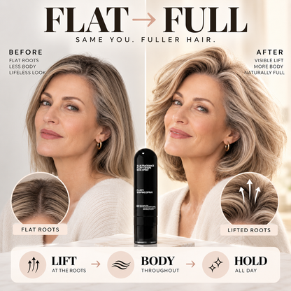 ⏰ Today Only🍑 Peach Volumizing & Setting Spray✨ Lightweight, Bouncy & Long-Lasting Hold