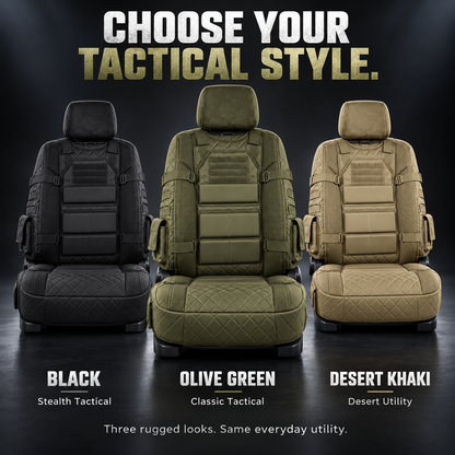 💥Limited Time-50% OFF🚙 Durable Tactical Truck Seat Cover✨ Storage, Protection & All-Day Comfort