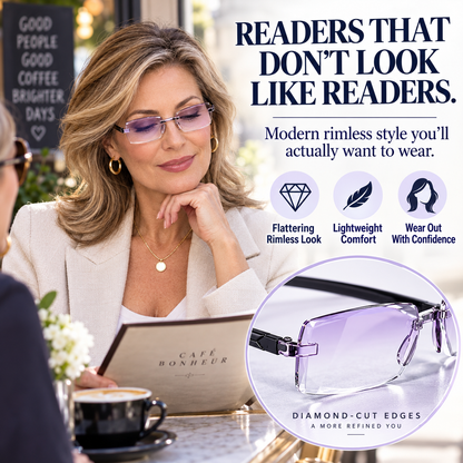 💥 50% OFF 👓 Smart Zoom Reading Glasses ✨ See Near, Screen & Everyday Clearly