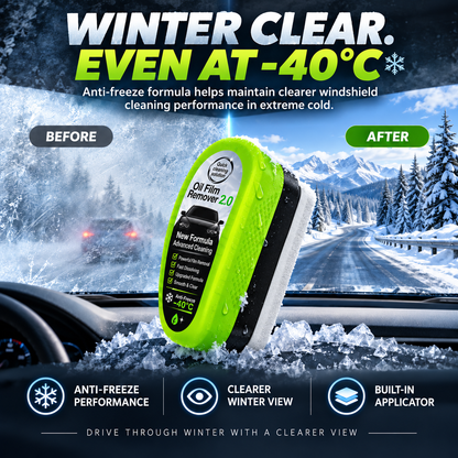 💥 50% OFF 🚗 Windshield Oil Film Remover ✨ Cuts Greasy Haze & Restores Clarity