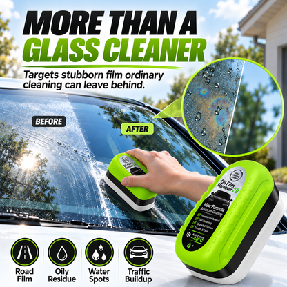 💥 50% OFF 🚗 Windshield Oil Film Remover ✨ Cuts Greasy Haze & Restores Clarity