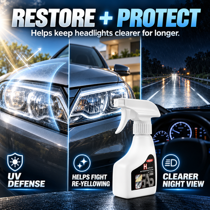 🔥 49% OFF TODAY ONLY ✨ Updated Car Headlight Restoration Kit - Surface Cleaner