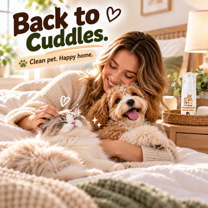 🐾 PET CARE ESSENTIAL | No-Rinse Pet Anal Cleansing Foam – Quick Post-Potty Cleanup for Cats & Dogs