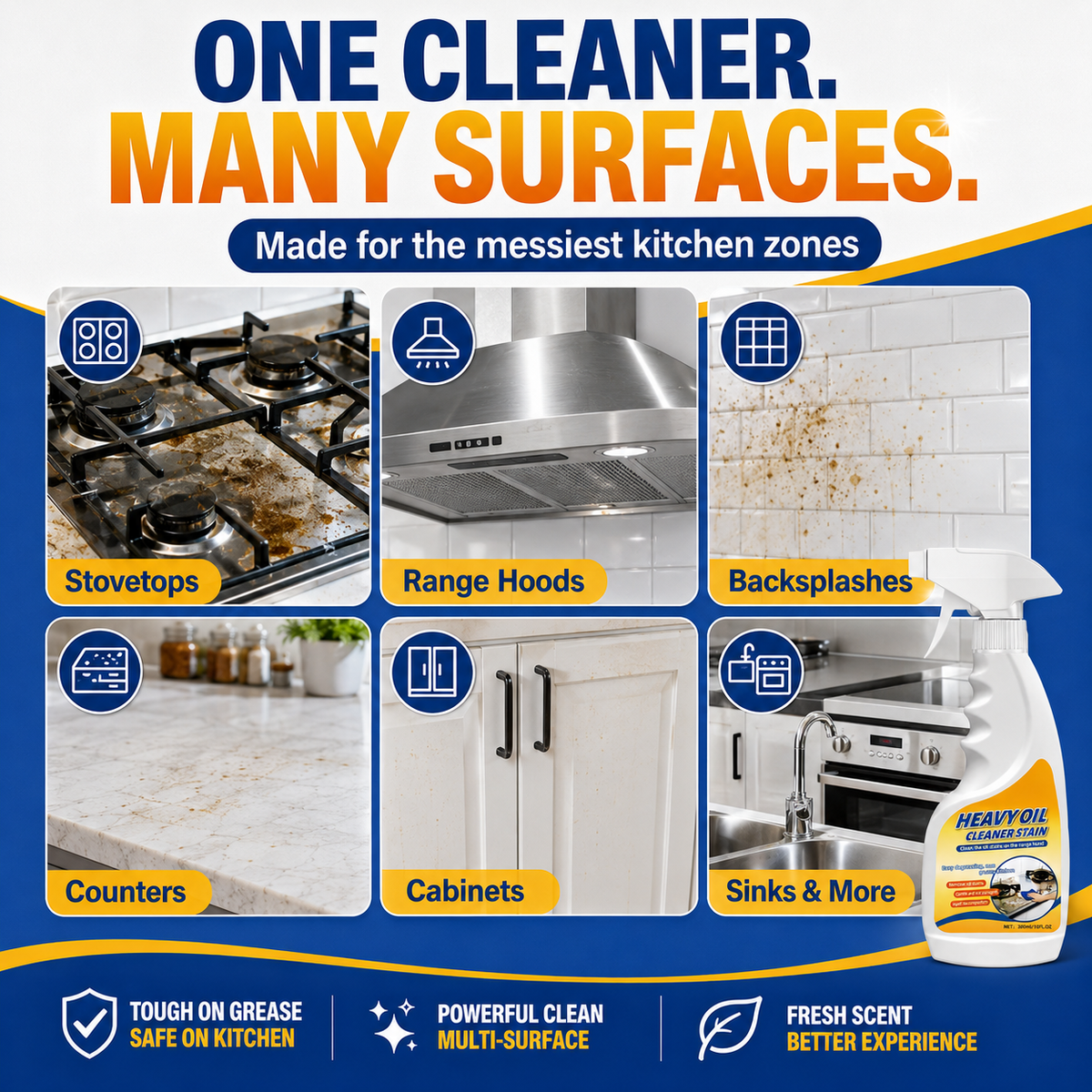 ✨ Spray Away Tough Kitchen Grease🛒