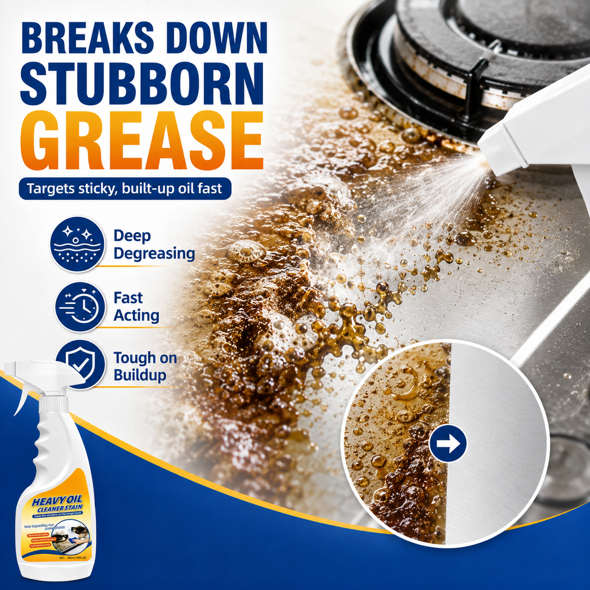 ✨ Spray Away Tough Kitchen Grease🛒