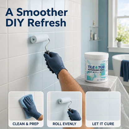 Premium Tile & Tub Refinishing Paint Kit