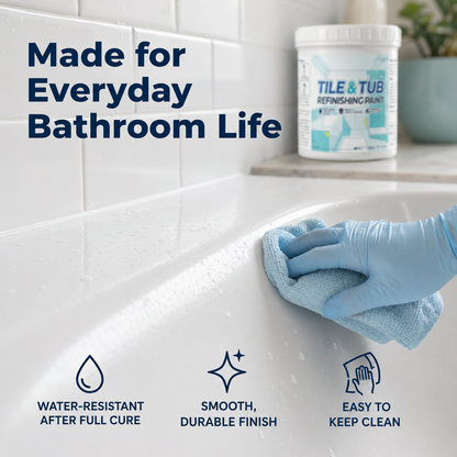 Premium Tile & Tub Refinishing Paint Kit