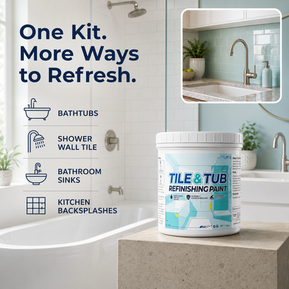 Premium Tile & Tub Refinishing Paint Kit