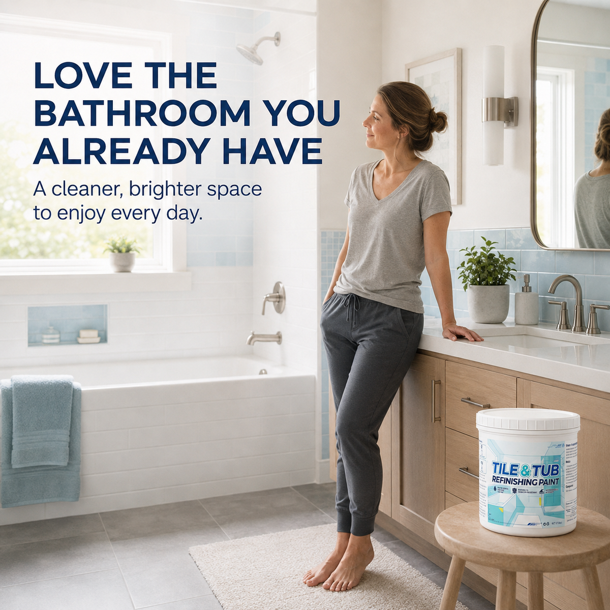 Premium Tile & Tub Refinishing Paint Kit