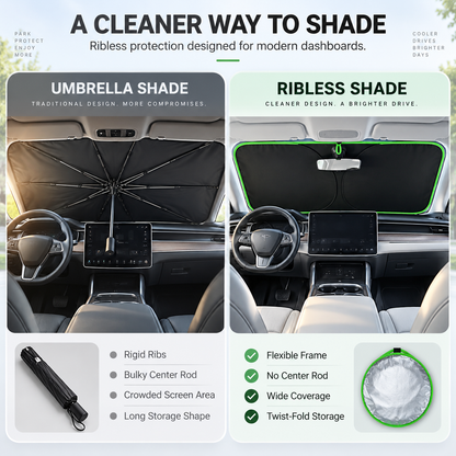 Foldable Car Windshield Sun Shade | Summer Interior Protection