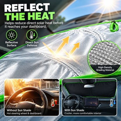 Foldable Car Windshield Sun Shade | Summer Interior Protection