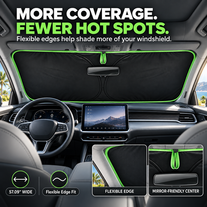 Foldable Car Windshield Sun Shade | Summer Interior Protection