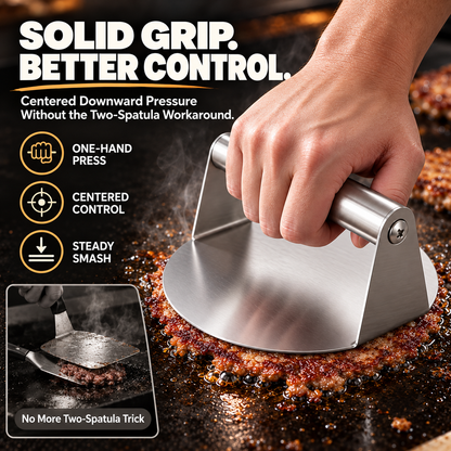 Stainless Steel Burger Press  # Smash Burger Press‑ Pro Non‑Stick Burger Smasher 🍔