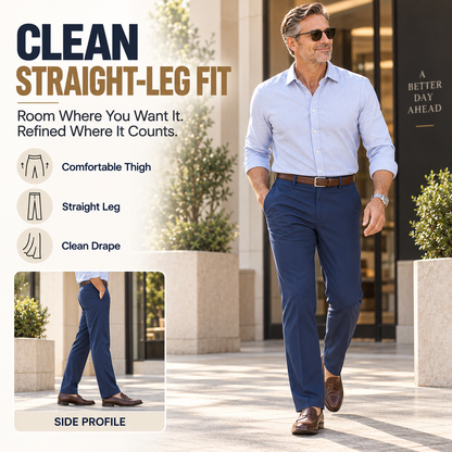TimelessFlex – Men's High Stretch Straight Fit Pants