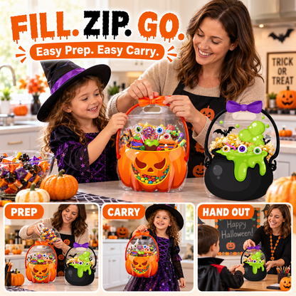 💥Special Sale🔥Halloween Treat Bags Set for Trick or Treat Candy Party Favor Storage🎃